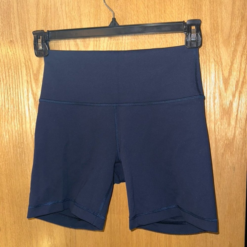 Lululemon 6" Wunder Train Biker Shorts